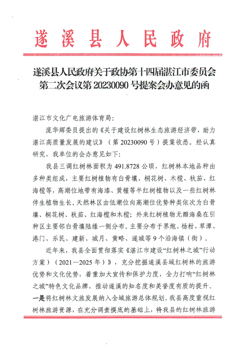 极速飞艇(中国)开奖记录查询站
关于政协第十四届湛江市委员会第二次会议第20230090号提案会办意见的函_00.png