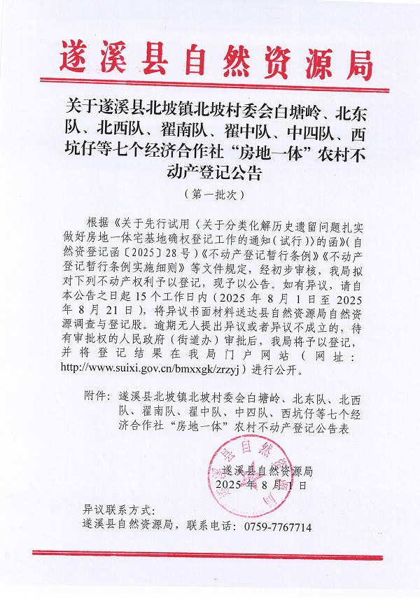 北坡镇北坡村委会白塘岭等七个经济合作社不动产登记公告（第一批次）（历史）_页面_1.jpg